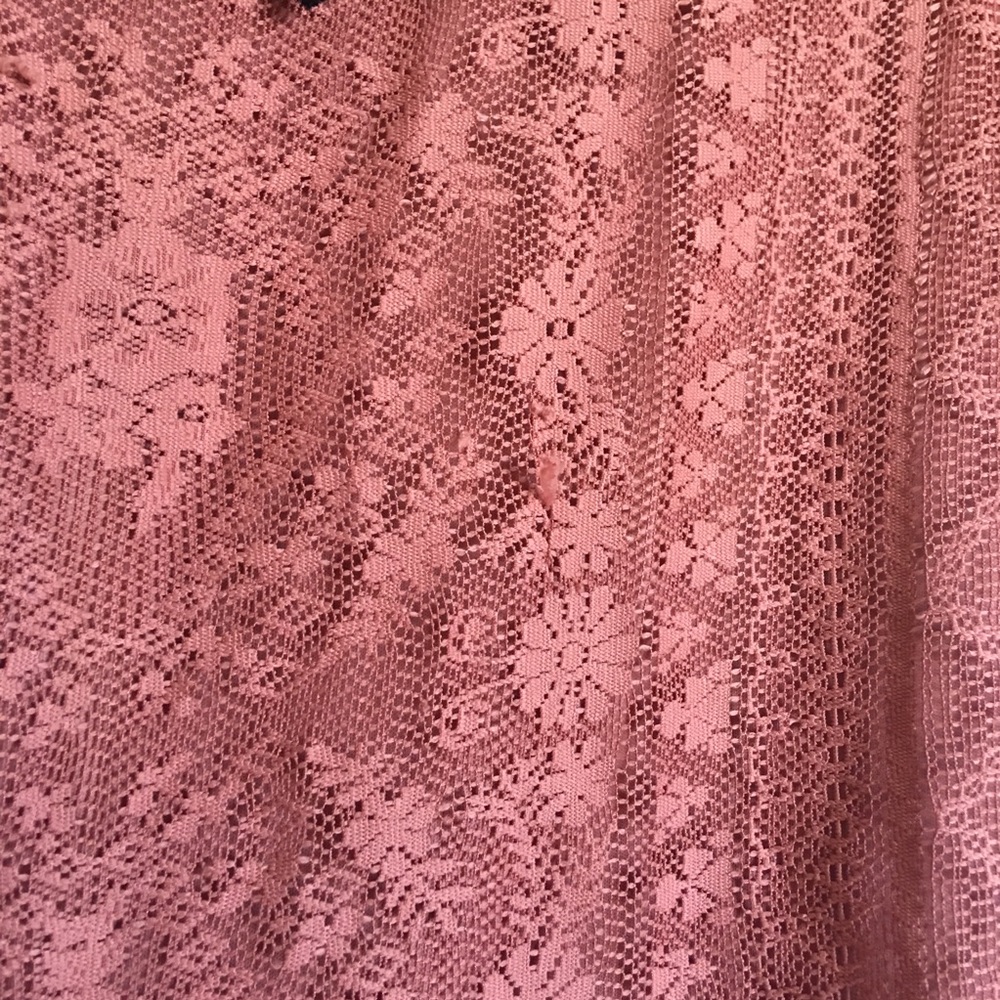 Lily White Cold Shoulder Lacy Top - Picture 4 of 12